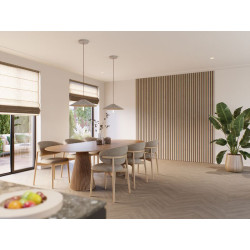 Lambris Decowall Acoustic Advanced Chêne Naturel – Ambiance Chaleureus