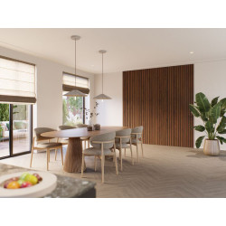Lambris Decowall Acoustic Advanced Noyer – Ambiance Chaleureuse