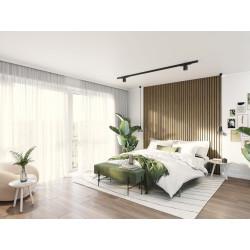 Lambris MDF Chêne Foncé Decowall – Ambiance Bois | CANDO