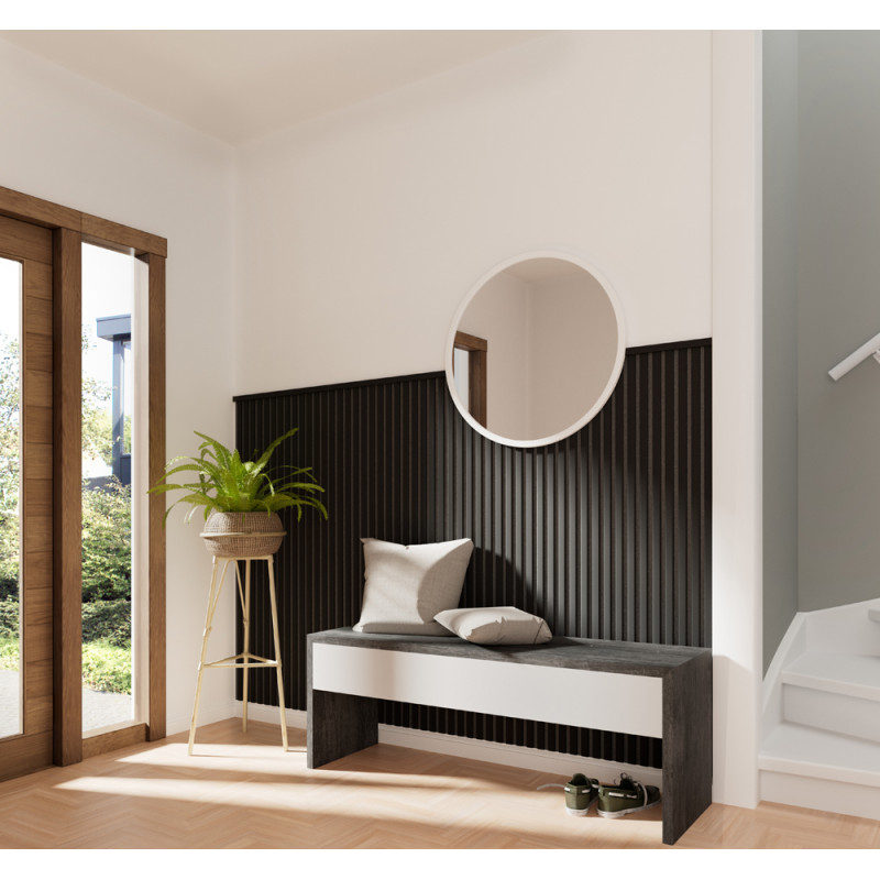 Profilé de finition Decowall Acoustic noir – Finition parfaite | CANDO