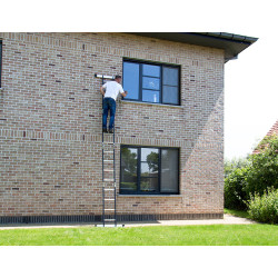 Echelle pliante Multifold 2-en-1 noire