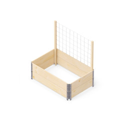 Support de treillis pour carré portager Garden Box 118 x 4,1 x 4,1 cm UPYARD