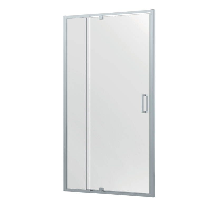 Porte de douche pivotante Lonso chrome 110-120 x 200 cm ALLIBERT