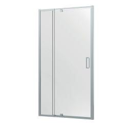 Porte de douche pivotante Lonso 90–100 cm – chrome élégant | ALLIBERT