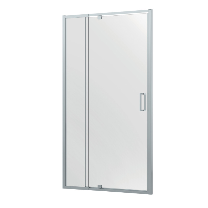 Porte de douche pivotante Lonso chrome 90-100 x 200 cm ALLIBERT