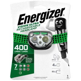 Lampe frontale Vision Ultra HD 400 lm ENERGIZER