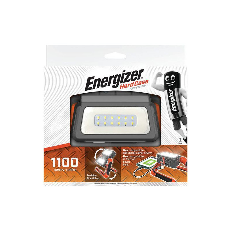 Projecteur LED HardCase Pro sur batterie 1100 lm ENERGIZER