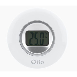 Thermomètre intérieur mural blanc OTIO