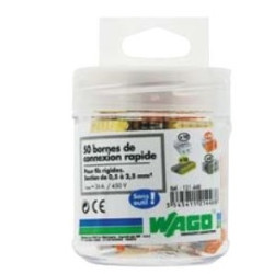 Set de bornes rapides 50 pièces WAGO