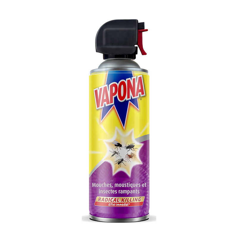 Spray insecticide contre les insectes rampants et volants 0,4 L VAPONA