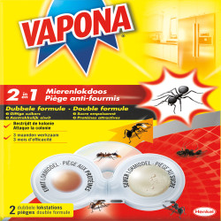 Appât anti-fourmis VAPONA 2-en-1 – Double action | VAPONA
