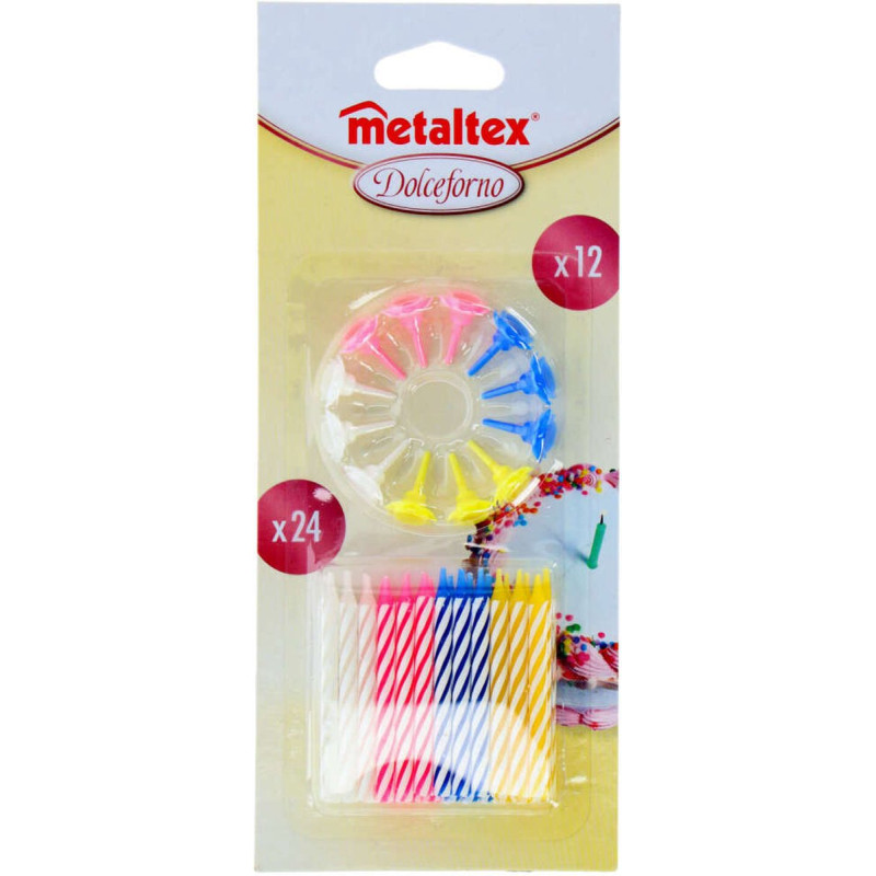Bougies Anniversaire 24 Pcs – Fête Parfaite | METALTEX Bougies Anniversaire 24 Pcs – Fête Parfaite | METALTEX