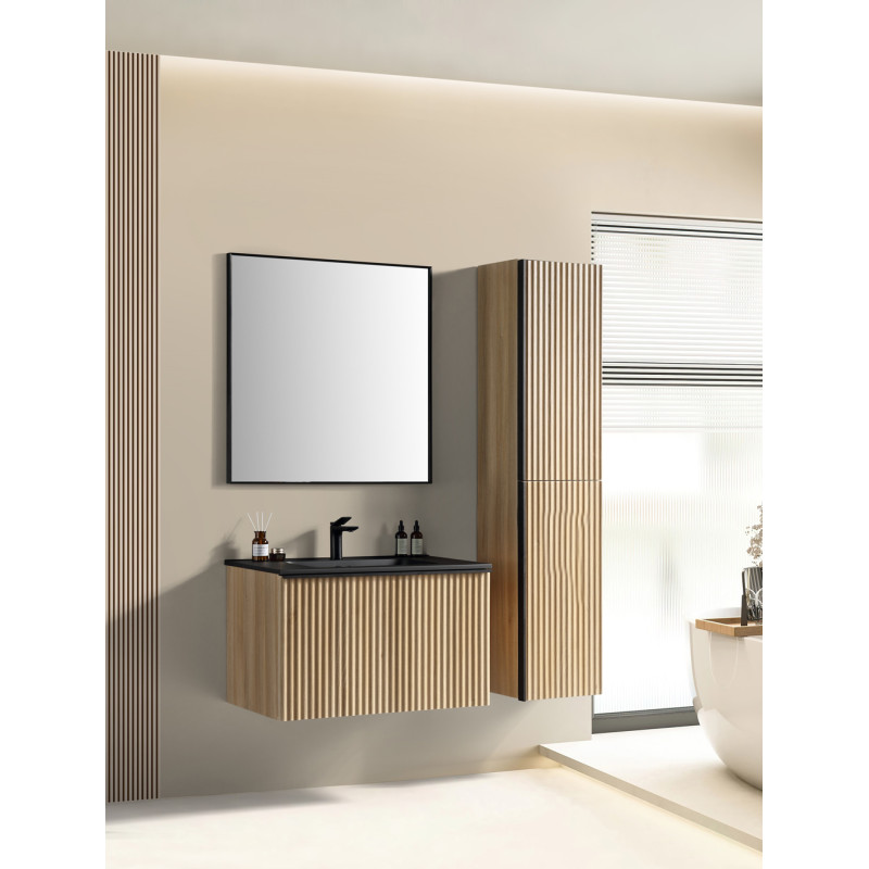 Ensemble de salle de bain Brunella chêne 80 cm SANIMAR Ensemble de salle de bain Brunella chêne 80 cm SANIMAR