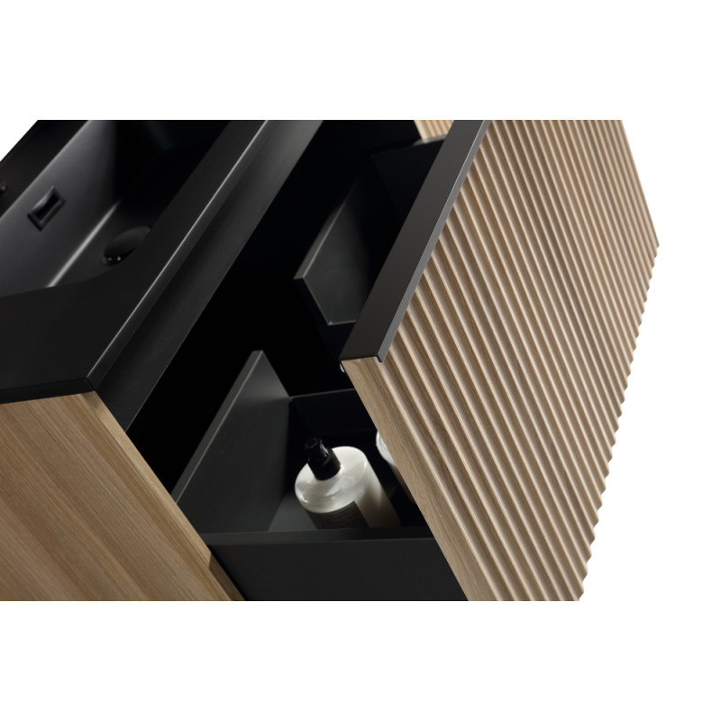 Meuble sous-plan Brunella chêne 80 cm SANIMAR