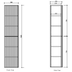 Colonne de salle de bain Brunella 36 cm SANIMAR Colonne de salle de bain Brunella 36 cm SANIMAR