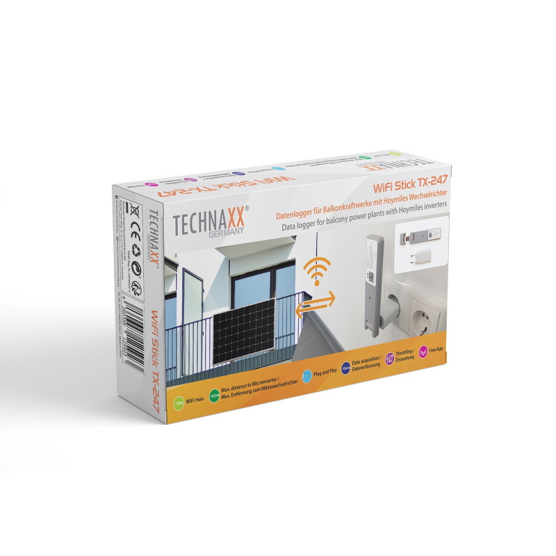 Clé Wi-Fi pour panneau solaire TECHNAXX Clé Wi-Fi pour panneau solaire TECHNAXX