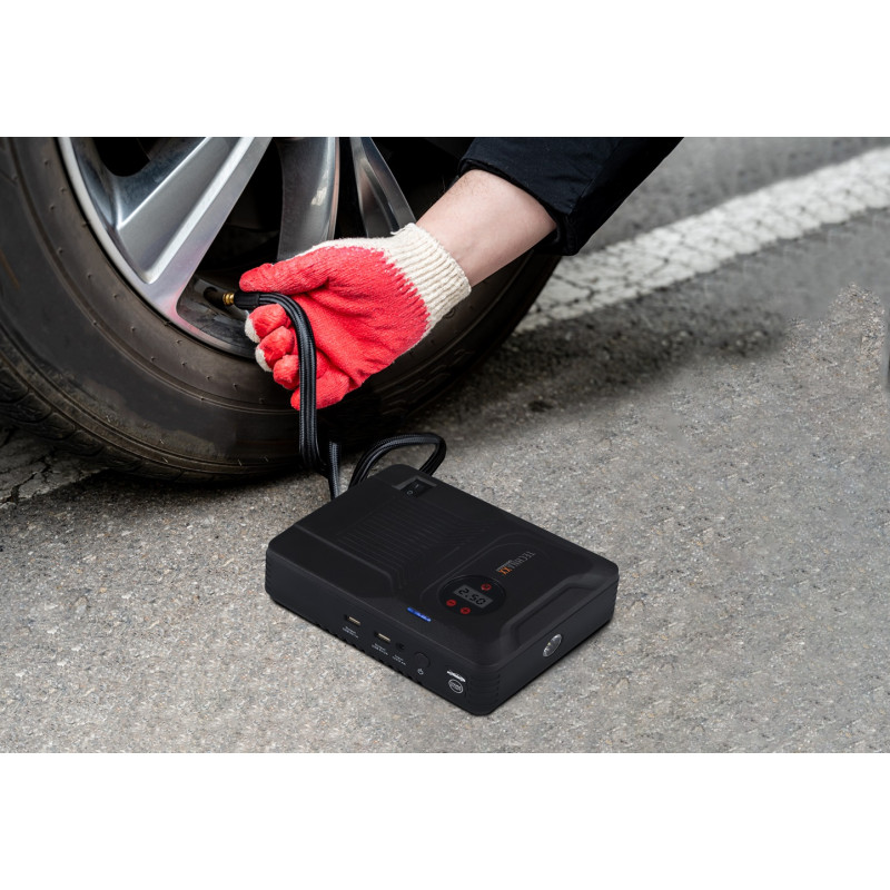 Booster pour voiture Jump Starter 4 en 1 14 Ah TECHNAXX Booster pour voiture Jump Starter 4 en 1 14 Ah TECHNAXX