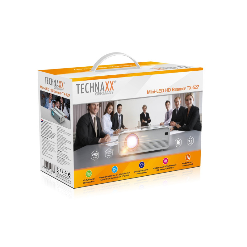 Mini vidéoprojecteur LED TX-127 TECHNAXX Mini vidéoprojecteur LED TX-127 TECHNAXX