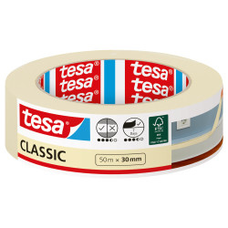 Ruban de masquage Classic 30 mm TESA – Idéal pour la peinture | TESA
