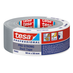 Ruban adhésif toilé TESA Pro Strong Gris – Adhérence Forte | TESA