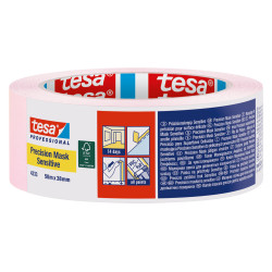 Ruban de masquage TESA Sensitive rose 38mm – Masquage doux | TESA