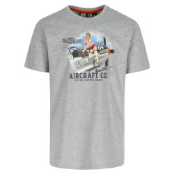 T-shirt Sky Racer gris clair M HEROCK – Confort et style | HEROCK