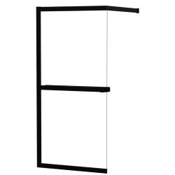Paroi de douche Lexie noire 80 x 200 cm ALLIBERT