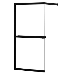 Paroi de douche Lexie noire 90 x 200 cm ALLIBERT