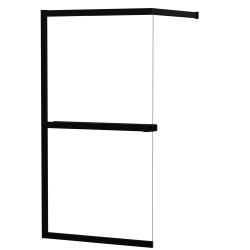 Paroi de douche Lexie noire 100 x 200 cm ALLIBERT