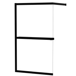 Paroi de douche Lexie noire 120 x 200 cm ALLIBERT
