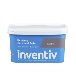 Peinture Cuisine & Bain Gris Graphite 2L – Résistance | INVENTIV