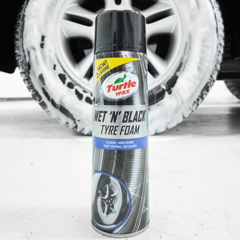 Nettoyant Pneu Wet N Black 500ml – Brillance Durable | TURTLE WAX

