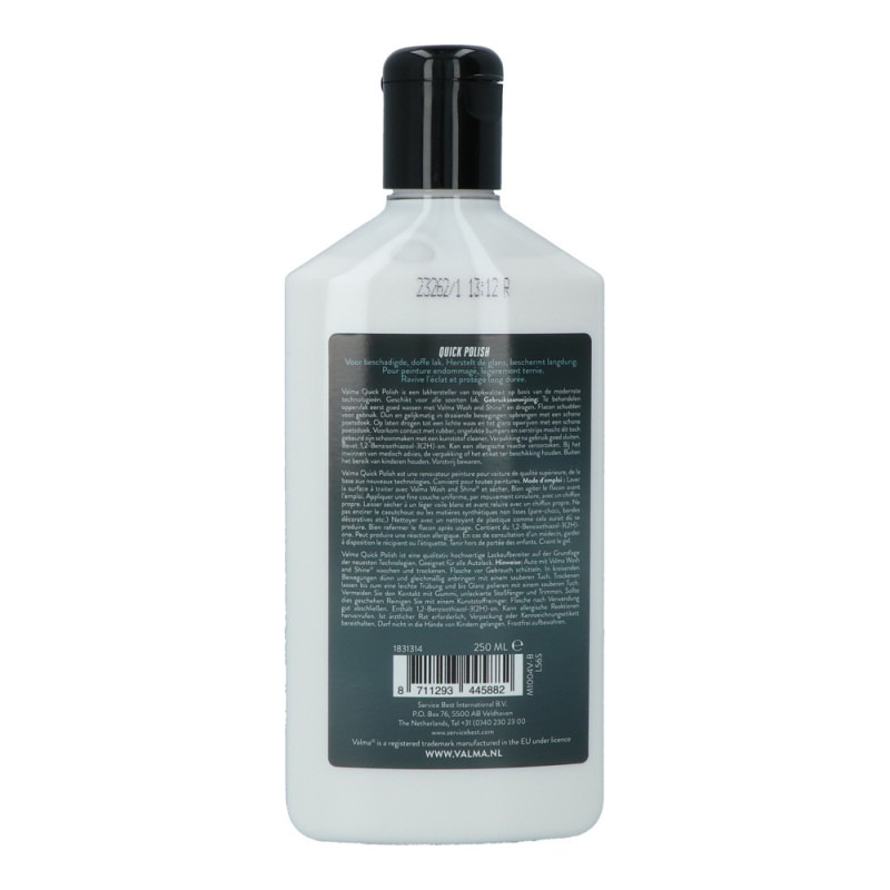 Rénovateur Peinture Quick Polish VALMA – Lustre Rapide | VALMA
 Rénovateur Peinture Quick Polish VALMA – Lustre Rapide | VALMA