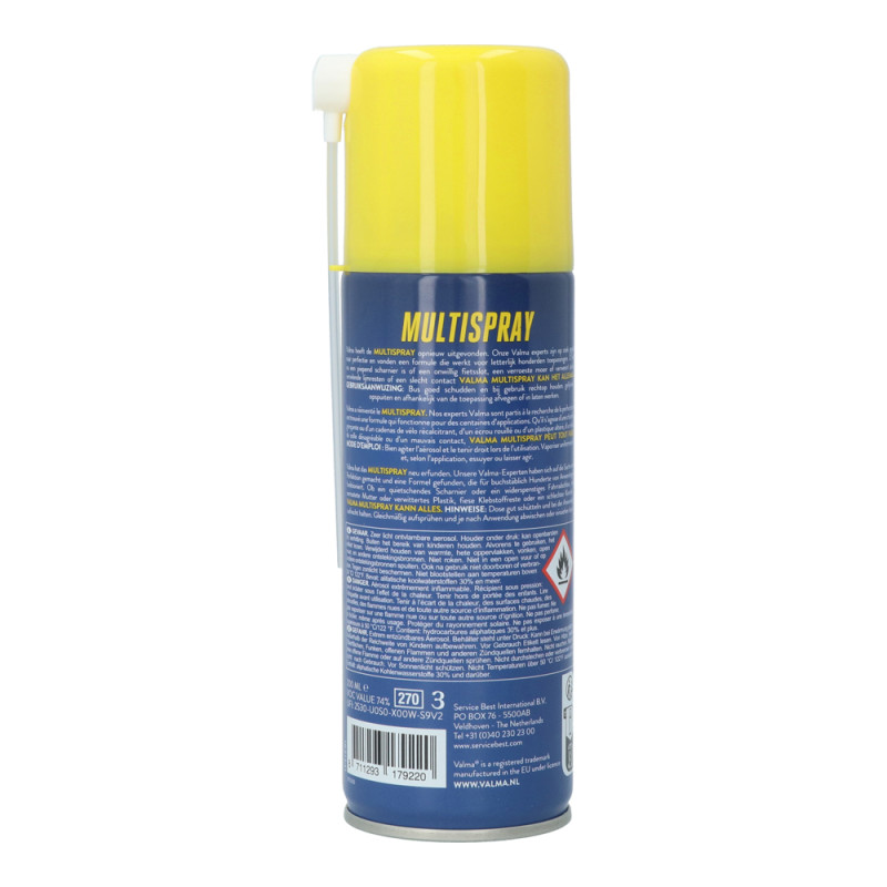 Spray multi-fonctions 200ml VALMA – Nettoyage et protection | VALMA