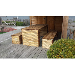 Table de jardin Barcelona 200 x 80 cm – design et solide | SOLID