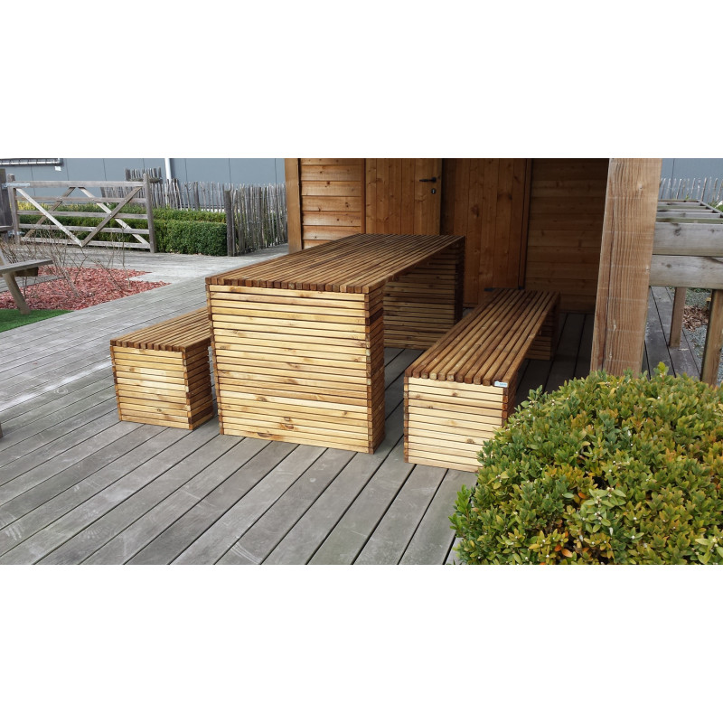 Table de jardin Barcelona 200 x 80 cm – design et solide | SOLID