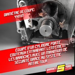 Broyeur Électrique GBV2844SW 2800W | GARDEO PRO