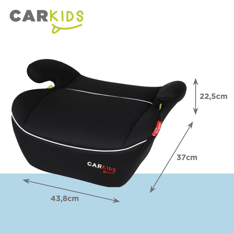 Réhausseur Alex Noir & Blanc 125-150cm – Sécurité Enfant | CARKIDS

