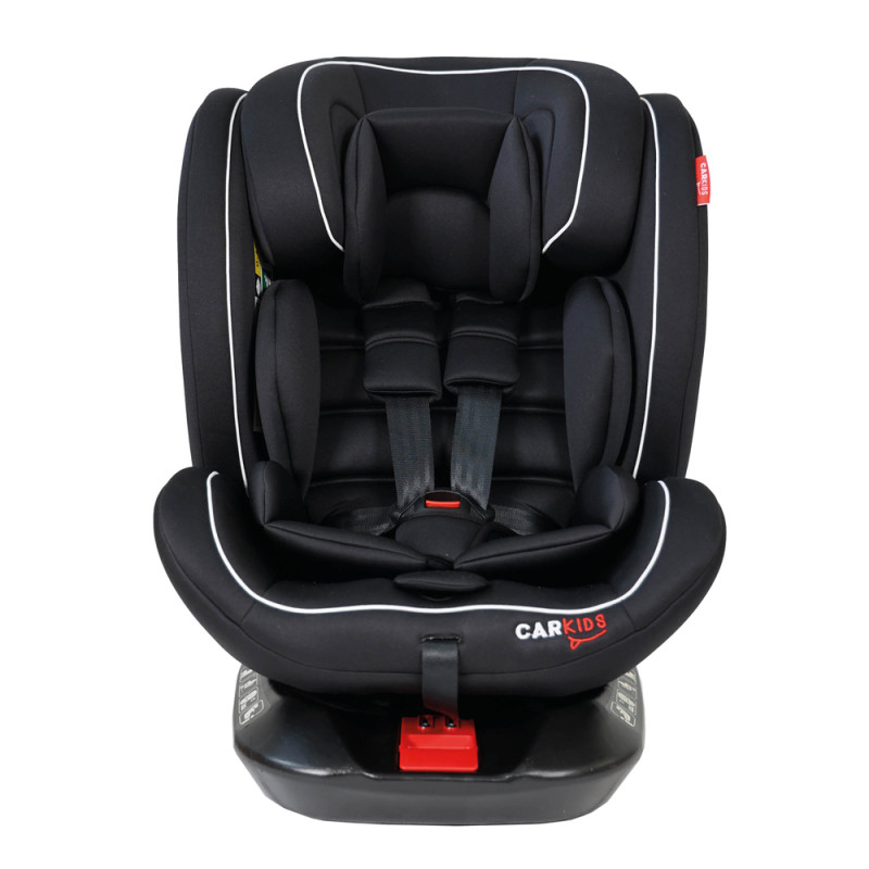 Siège Auto Isofix Rotatif Darcy 40-150cm Noir Blanc CARKIDS | CARKIDS