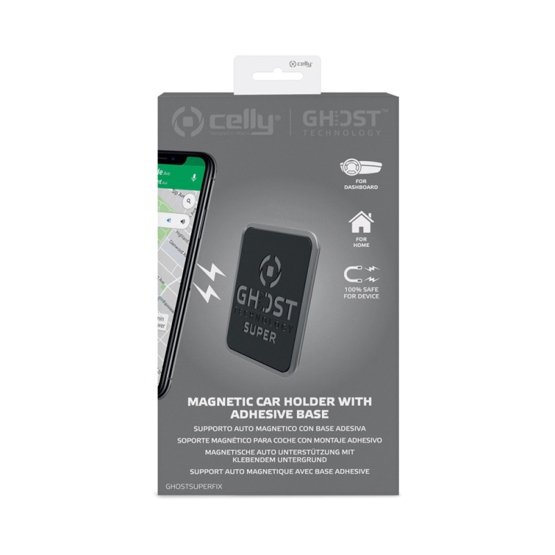 Support magnétique pour smartphone Ghost Super Fix – Maintien sûr Support magnétique pour smartphone Ghost Super Fix – Maintien sûr