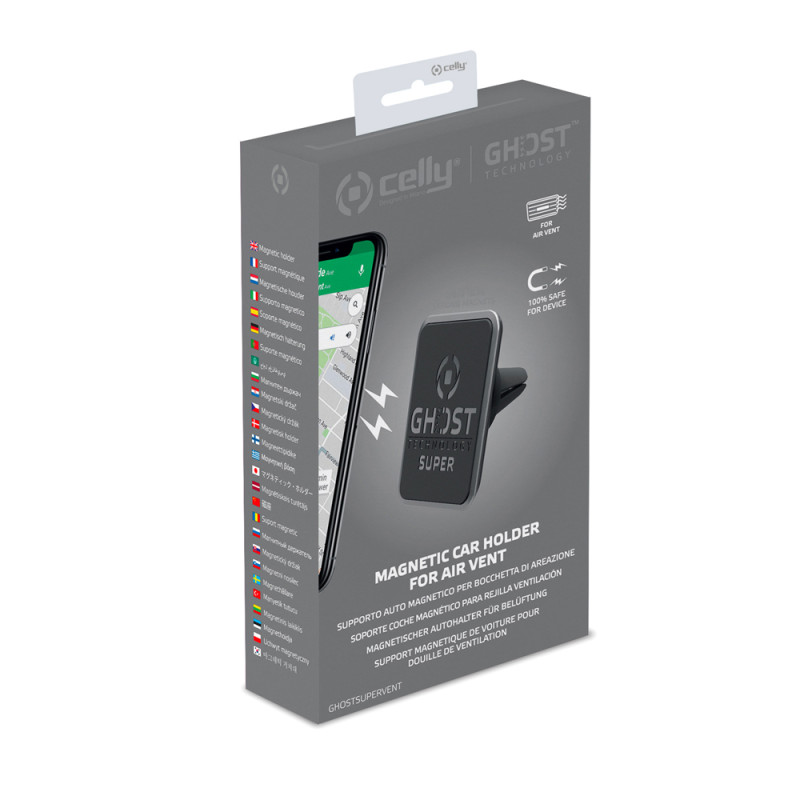 Support magnétique smartphone Ghost Super Vent – Maintien sûr
