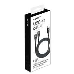 Câble USB C Double – Charge Rapide 1,3m Câble USB C Double – Charge Rapide 1,3m