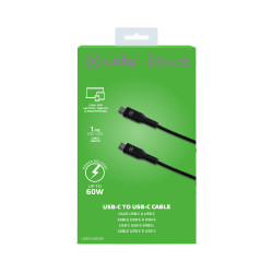 Câble USB C 60W 1m – Charge Rapide | CELLY Câble USB C 60W 1m – Charge Rapide | CELLY