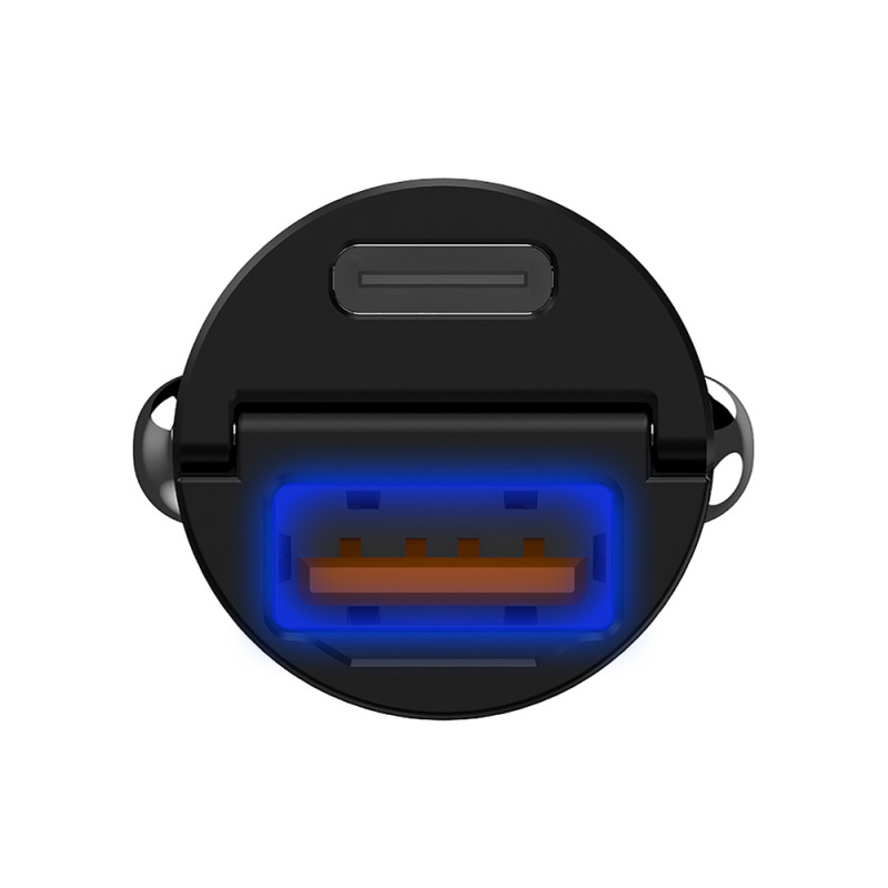 Mini chargeur voiture USB C 30W – Recharge Rapide