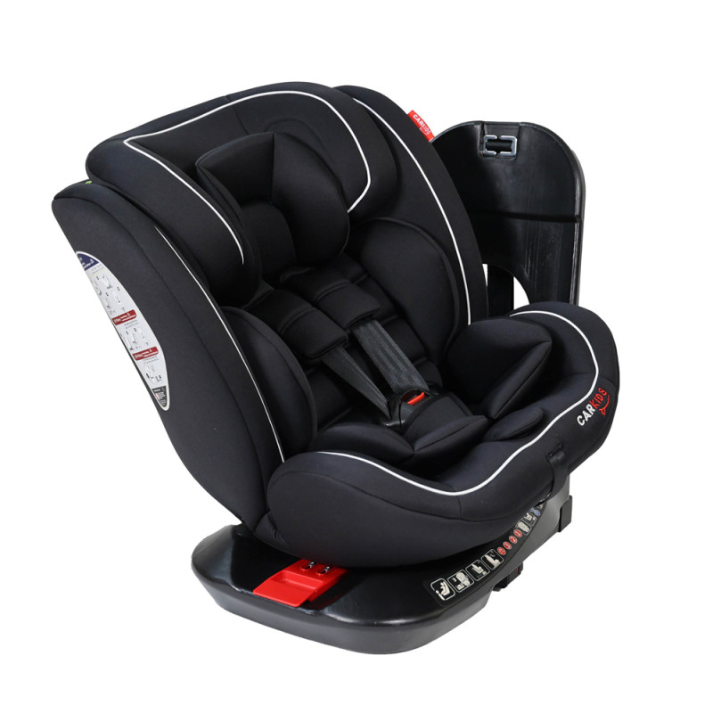 Siège Auto Isofix Rotatif Darcy 40-150cm Noir Blanc CARKIDS | CARKIDS