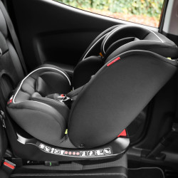 Siège Auto Isofix Rotatif Darcy 40-150cm Noir Blanc CARKIDS | CARKIDS