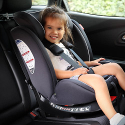 Siège Auto Isofix Rotatif Darcy 40-150cm Noir Blanc CARKIDS | CARKIDS