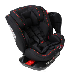 Siège auto Isofix rotatif Darcy CARKIDS noir et rouge 40–150 cm | CARKIDS