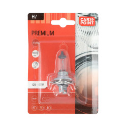 Ampoule H7 Premium 12V 55W – Éclairage Optimal | CARPOINT Ampoule H7 Premium 12V 55W – Éclairage Optimal | CARPOINT