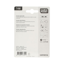 Ampoule T4W 12V CARPOINT – Éclairage Fiable | CARPOINT


